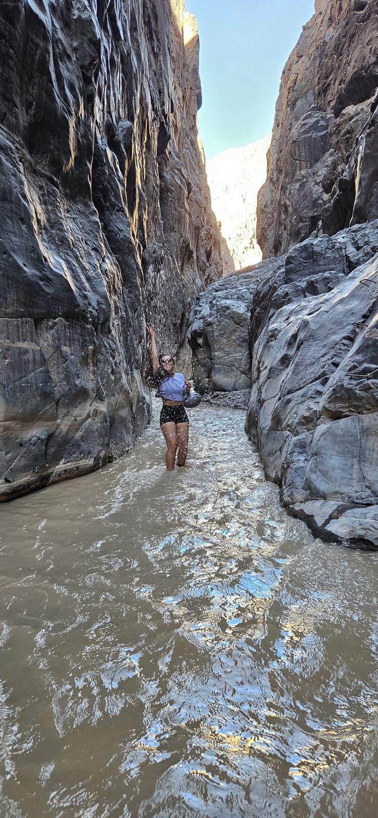 Río en el Gran Cañón de Angostura, Quebrada de Tarapacá